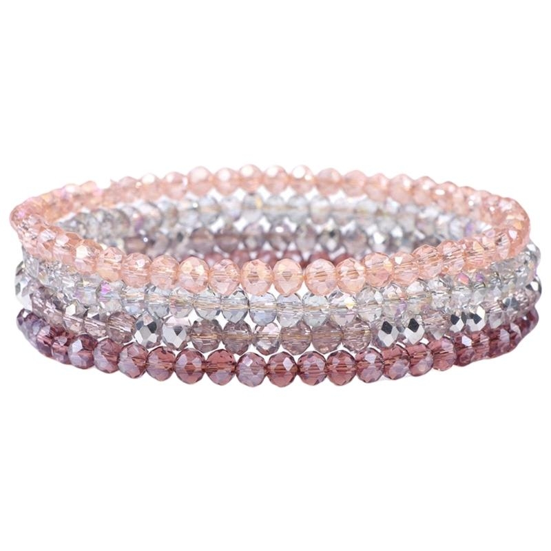 Formal Wear Jewelry For Women - อุปกรณ์เสริมเครื่องประดับแฟชั่นสร้อยข้อมือคริสตัลหลากสีแบบปรับได้สำหรับชุดลำลองหรือชุดทางการแบบพกพาสำหรับให้ของขวัญ