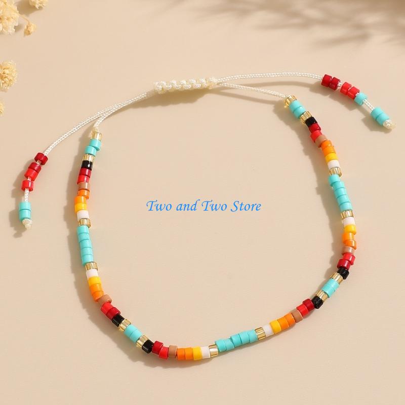Formal Wear Jewelry For Women - HX6F Vibrant Clay Beaded สร้อยข้อมือตกแต่งและน้ำหนักเบากำไลข้อมือ Handmade