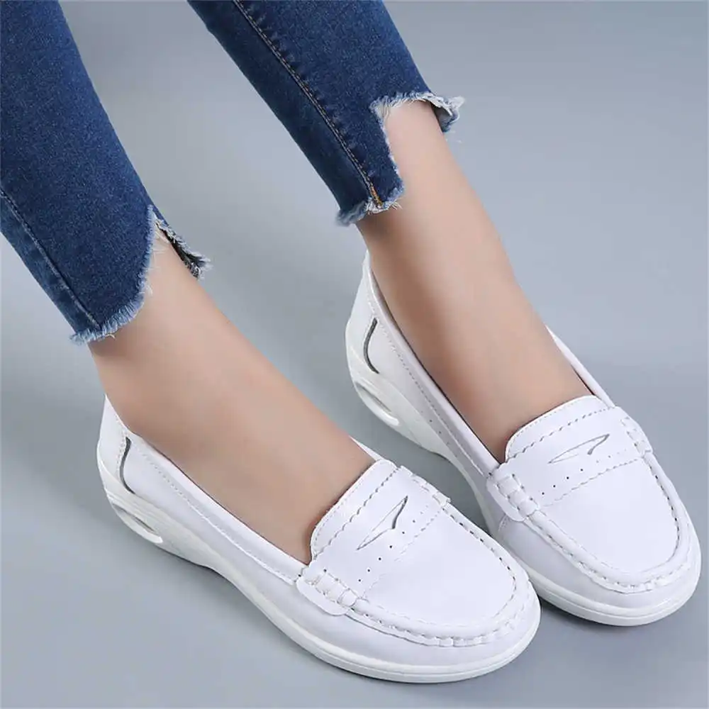 หนา Slipon สีขาว Trainers สําห - Formal Evening Wear Women Uk บทวิจารณ์และราคา