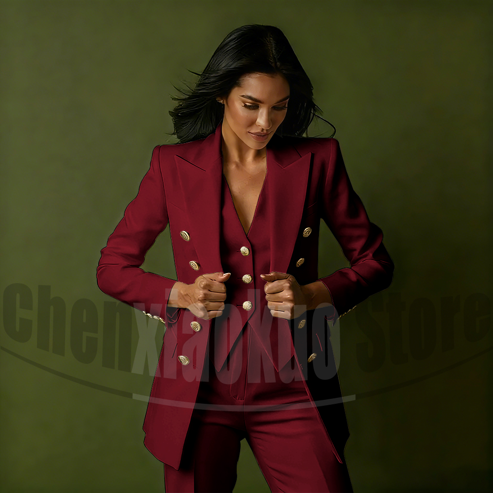ชุดสูทผู้หญิงแบบกระดุมสองแถว 3 - Women Formal Wear Outfits บทวิจารณ์และราคา