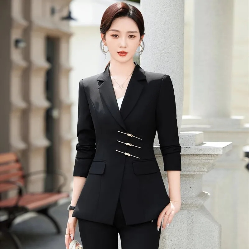 2025 แฟชั่นสีขาวสีแดงสีดําเสื้ - Women Formal Wear Trousers บทวิจารณ์และราคา