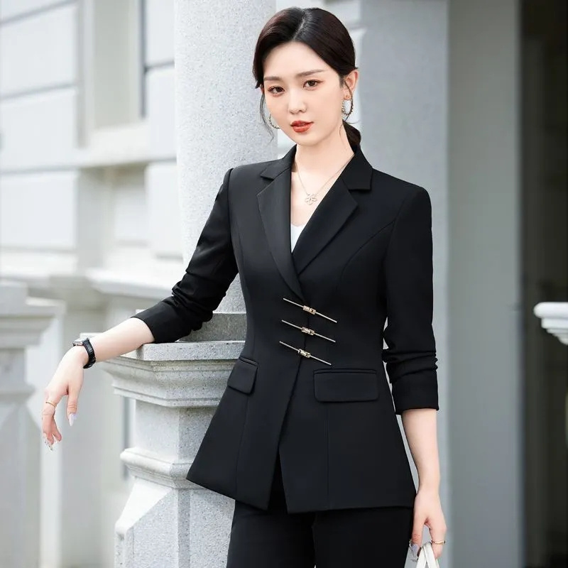 2025 แฟชั่นสีขาวสีแดงสีดําเสื้ - Women Formal Wear Trousers บทวิจารณ์และราคา