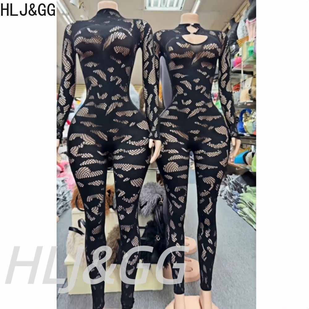 HLJ&GG ชุดเซ็กซี่ลูกไม้ซีทรู ช - Women'S Formal Wear Jumpsuit บทวิจารณ์และราคา