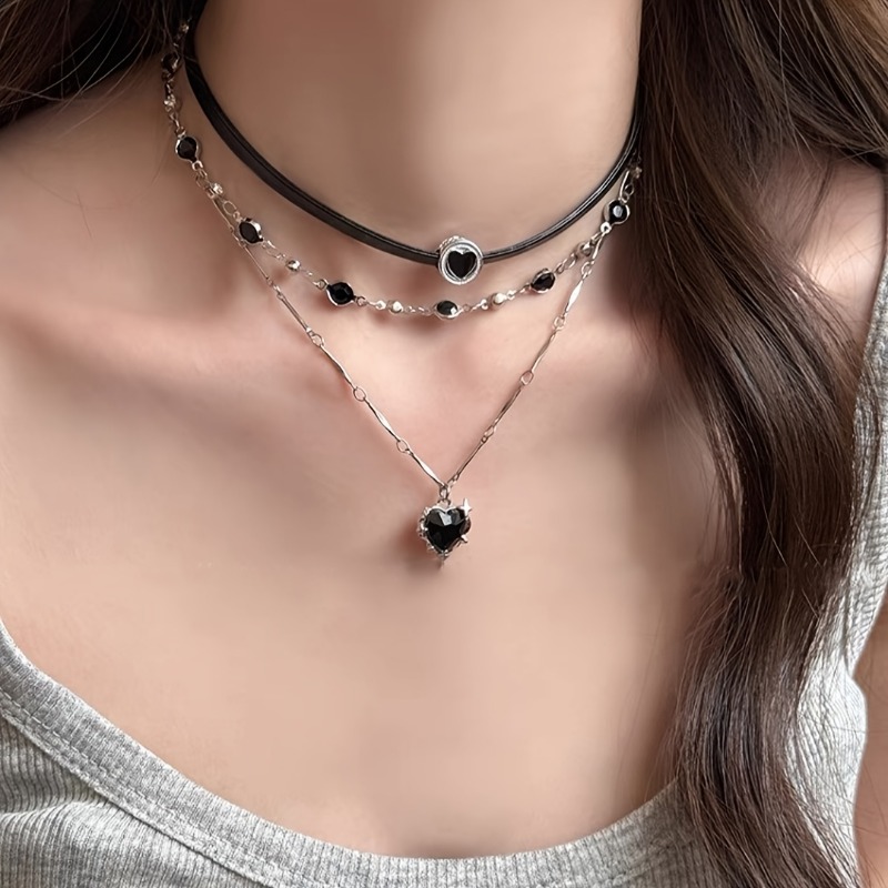 สร้อยคอรูปหัวใจแบบกอธิค ดีไซน์ - Formal Wear Jewelry For Women บทวิจารณ์และราคา