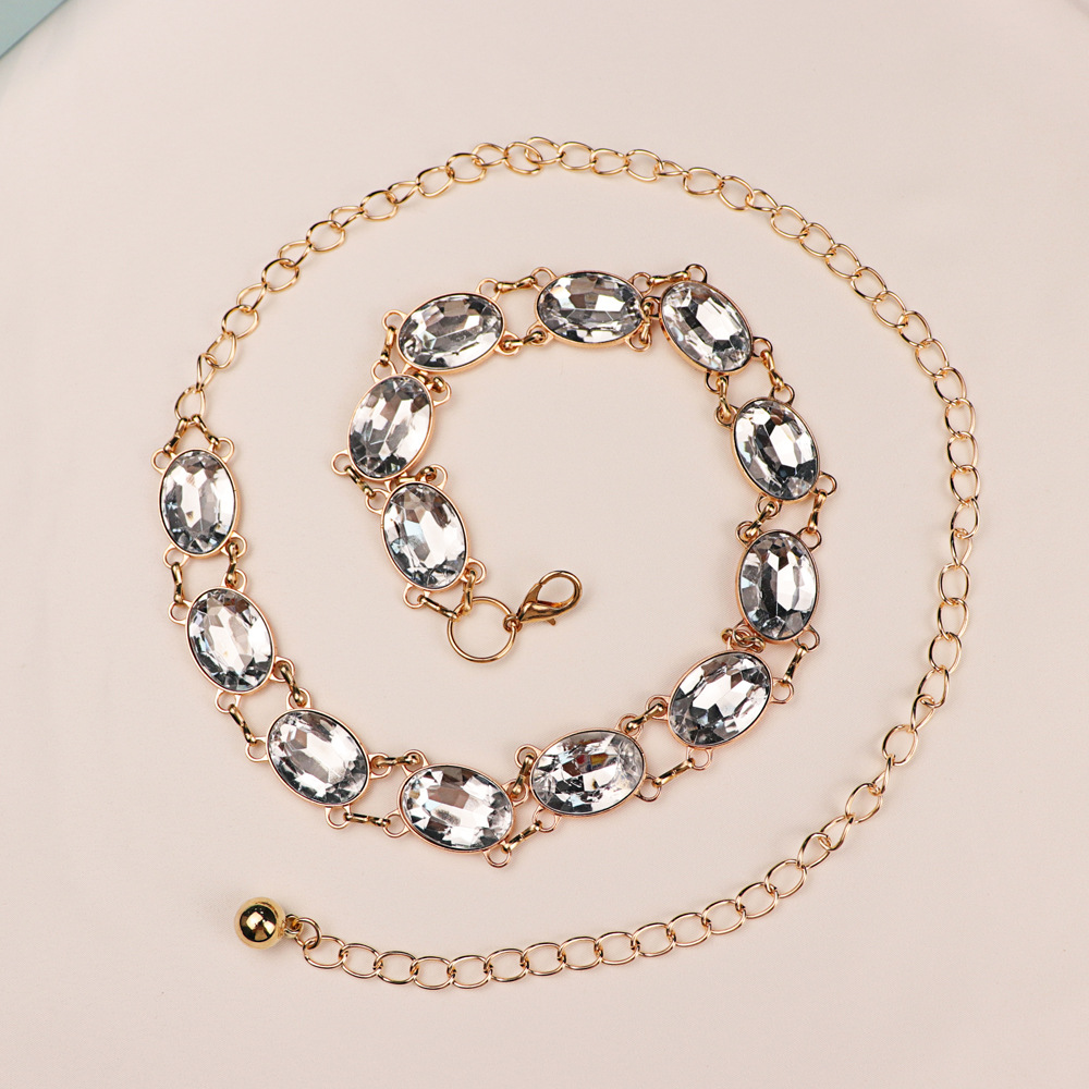 เข็มขัดคาดเอวประดับคริสตัลเก๋ไ - Formal Wear Jewelry For Women บทวิจารณ์และราคา
