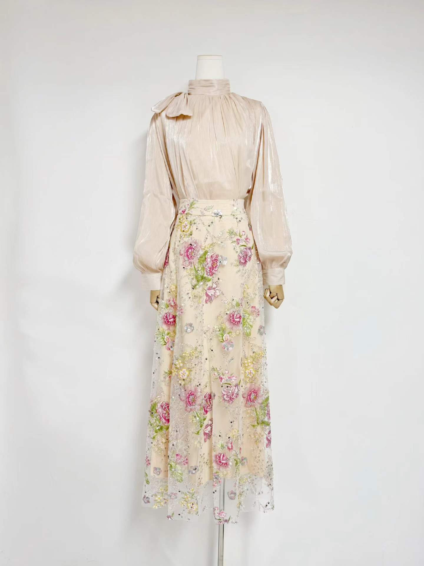 VGH ชุดสองชิ้นลายดอกไม้สีดำหรู - Women'S Formal Wear Suits บทวิจารณ์และราคา