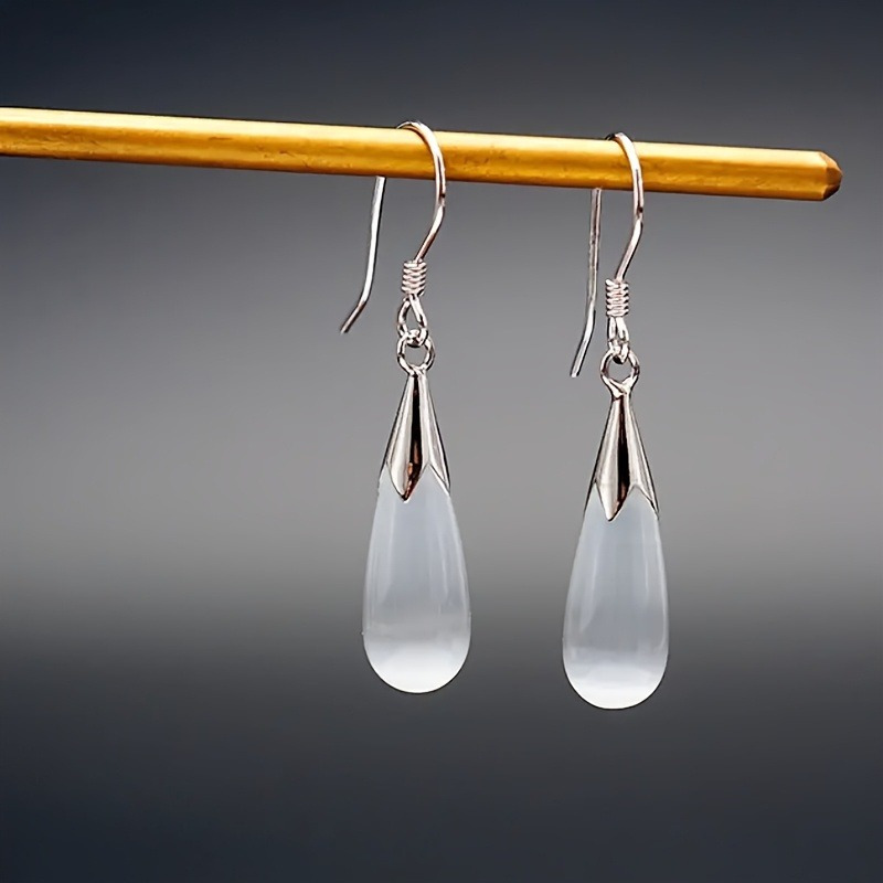 ต่างหูเงินสเตอร์ลิงแบบมินิมอล  - Formal Wear Jewelry For Women บทวิจารณ์และราคา