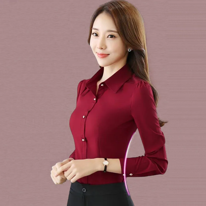 เสื้อแขนยาวสีแดงผู้หญิงฤดูใบไม - Women'S Formal Wear Suits บทวิจารณ์และราคา