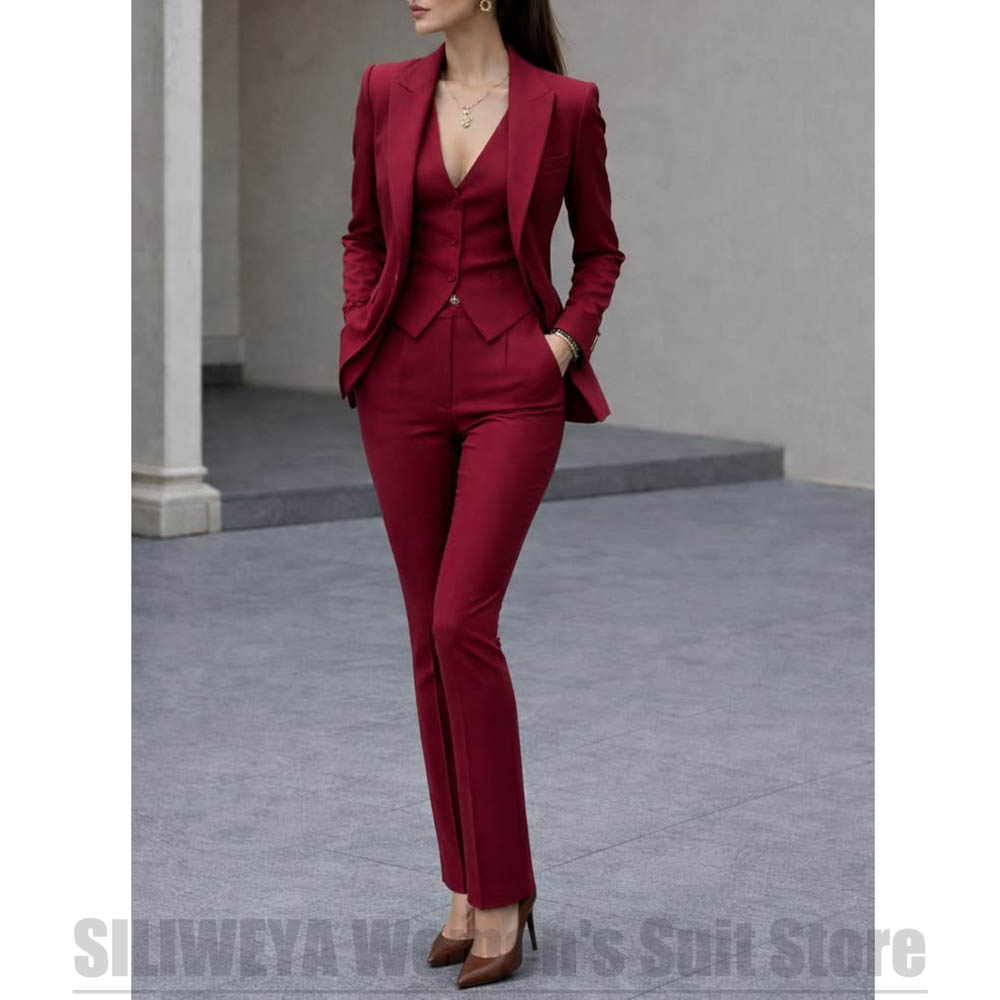ชุดสูทผู้หญิง 3 ชิ้น เสื้อเบลเ - Women Formal Wear Outfits บทวิจารณ์และราคา