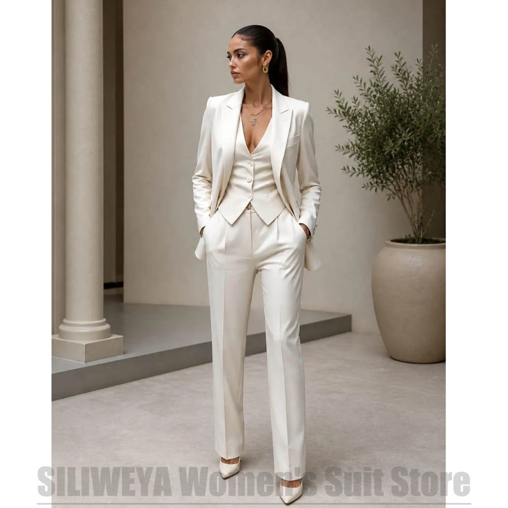 ชุดสูทผู้หญิง 3 ชิ้น เสื้อเบลเ - Women Formal Wear Outfits บทวิจารณ์และราคา