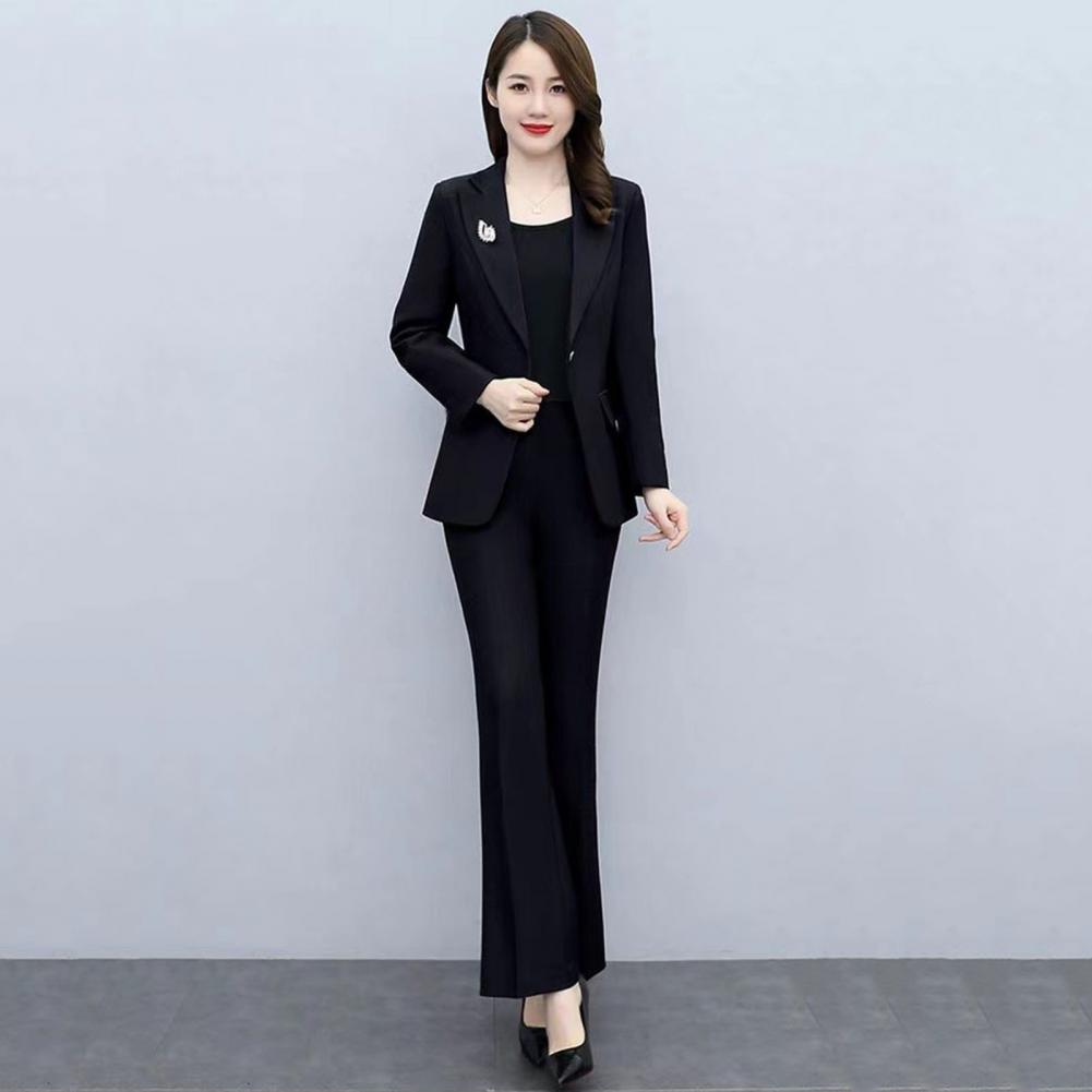 ชุดสูทผู้หญิง 2 ชิ้น/เซ็ต เสื้ - Women'S Formal Wear With Pants บทวิจารณ์และราคา