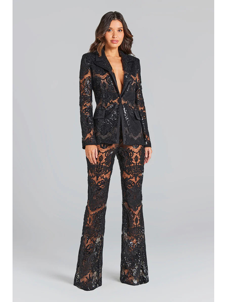 ชุดสูทดีไซน์เนอร์รันเวย์รุ่นให - Women'S Formal Wear With Pants บทวิจารณ์และราคา