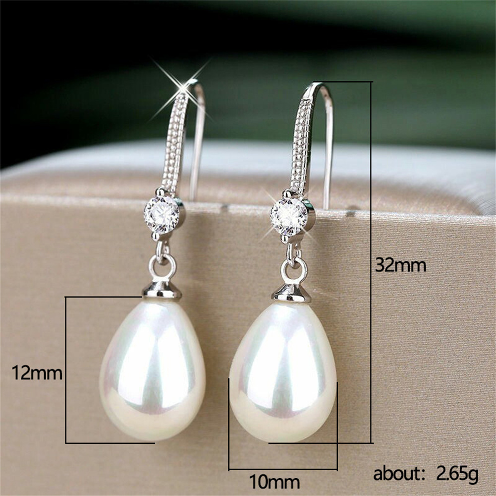 ต่างหูมุกเทียม เครื่องประดับผู - Formal Wear Jewelry For Women บทวิจารณ์และราคา