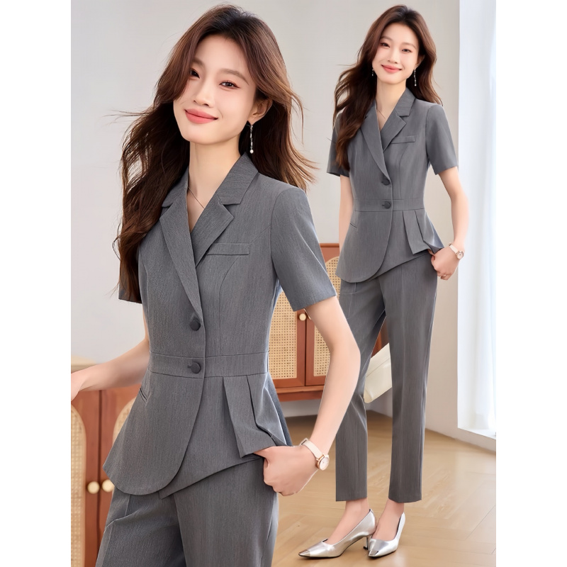 ชุดสูทผู้หญิงสีน้ำเงินกรมท่าแบ - Women Formal Wear Store บทวิจารณ์และราคา